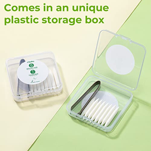 Ohuhu Replacement Super Brush Nibs Of Honolulu & Honolulu B Series - Pack Of 8 Alcohol Markers Brush Tip - 320-Color Art Marker Set #TOP4