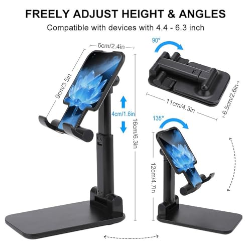 Support de téléphone portable réglable de bureau et accessoires de voyage pour smartphone