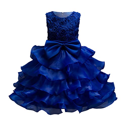 Little Girls' Sequin Mesh Tulle Dress Sleeveless Flower Party Ball Gown Pageant Formal Prom Ball Gown