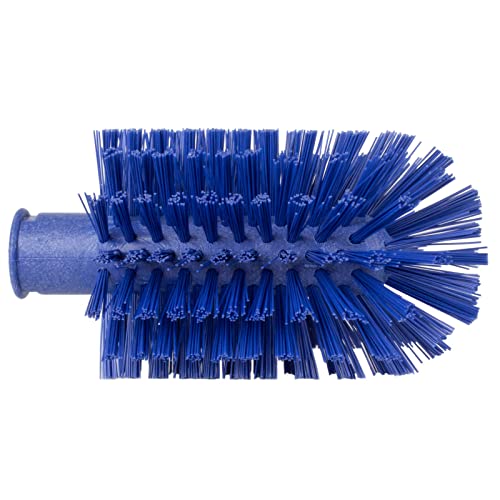 Image of SPARTA Industrial Tank Brush Head Pipe Brush Head, Drain Brush with 3 /4 inch Thread Hole (Handle Not Included) for Commercial Use, Plastic, 6.7 x 3.5 Inches, Blue - (Pack of 1)