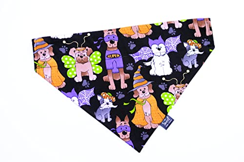 The Sweet Home Studio Halloween Over The Collar Dog Bandana Perfect For Trick-Or-Treating, Slip On Pet Bandana, Fall Dog & Cat Accessory  thumb #2