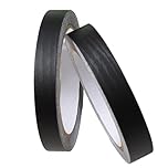GegXcn 2PCS Black Worktop Edging Strip, Edge Trim Tape for Countertops Cabinets Furniture Repair, Adhesive Strip with Strong Sticky Backing, DIY Home Improvement Edge Covering for Doors Tables Shelves