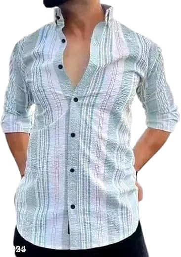 Men's Casual Shirt ? Regular Fit Button Down Shirt for Men | Soft Breathable Fabric