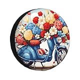 Pratica: Quando la tua auto è parcheggiata all'esterno, ti preoccupi del suo aspetto? Questa copertura per ruota di scorta può migliorare efficacemente l'estetica dell'auto e renderla più gradevole alla vista. Può essere utilizzata in caso di pioggia, vento, polvere, sole e qualsiasi condizione meteorologica avversa. Protegge efficacemente la ruota di scorta.