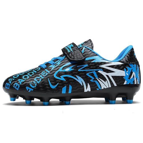 Botas de fútbol para niños TF/FG ligeras y transpirables para césped 4