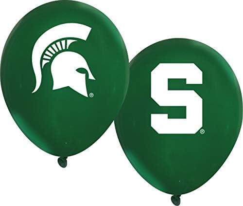 Amazon Com Michigan State Spartans 11 Balloons 10 Pkg Sports Outdoors