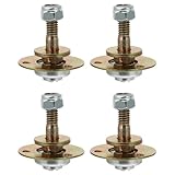 Cabilock 4 Stück Möbelbeschläge für Schaukelstuhl Verbindungsstücke aus Eisen Praktische Ersatzteile mit Exquisiter Verarbeitung für Gleiter und Lager