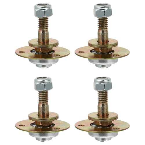 TIDTALEO 4pcs Rocking Chair Bearings M8x45mm Furniture Bearing Screws Kit Metal Mechanical Parts for Glider Chair Repair and Connector Replacement