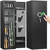 Kavey 5-8 Fingerprint Gun Safe, Long Gun Safe for Home Rifle...