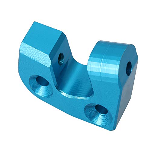 2pcs Compatible with RC1:12 Rear Axle Mount for WL12428 FY-03 Blue Aluminum Alloy