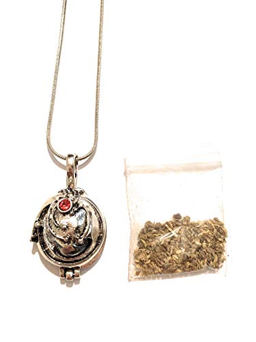 giulyscreations Collana Medaglione di Elena con Verbena Vampiro