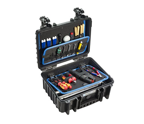 CasePro CP-GEN3000 Genesis Waterproof Tool Case with Removable Pallets, ABS Plastic, Black