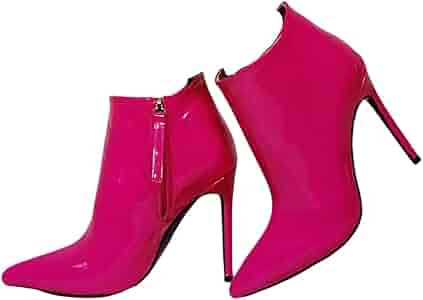 Amazon.com | Frankie Hsu Stiletto High Heeled Ankle Boots