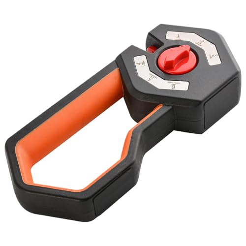 Resbalador de cortador de ángulo ajustable: afilador de tijeras manuales de 6 etapas | Resputante de cortador con guía de ángulo ajustable | APARADOR DE PROBACIÓN MANUAL HOMPLADA | Herramienta de coci