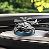 Helicopter Solar Car Air Freshener - Cute Decorative Car Accessory, Solar Powered Spinner | Quick Fresh Scent Diffuser, Dashboard Decoration, Eco Friendly Air Purifier, Gift for Lovers and #1