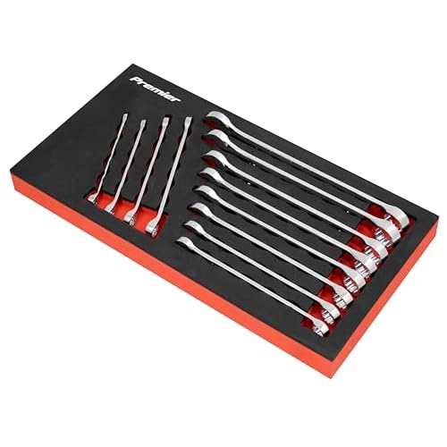 Sealey AK63012 Gabel-Ringschlüssel metrisch, 12-teilig
