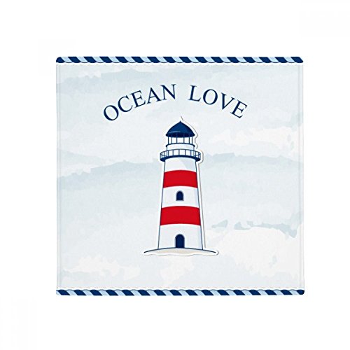 Bleu Anti-dérapant Pet Mat Tapis de Sol Sécurisé Phare Océan