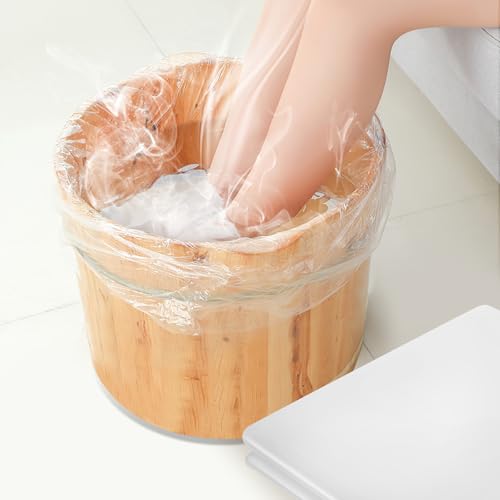 Baluue 160 piezas forros desechables para baño de pies miniatura 3