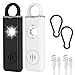 Produktbild 2 Pcs Taschenalarm, Schrillalarm für Frauen, Persönlicher Alarm mit Stroboskop LED Blitzlicht-Signal, Taschenalarm Wiederaufladbar Aufladbar Schrillalarm für Frauen/Kinder/Senioren Mit Karabiner