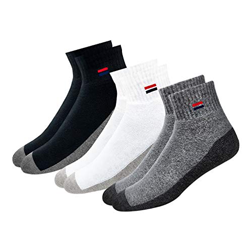 نافي سبورت جوارب مريحة مريحة بطول الكاحل من القطن للرجال بطو...