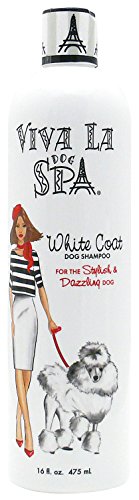 Viva La Dog Spa White Coat Dog Shampoo, Cucumber Melon Scent, 16-Ounce