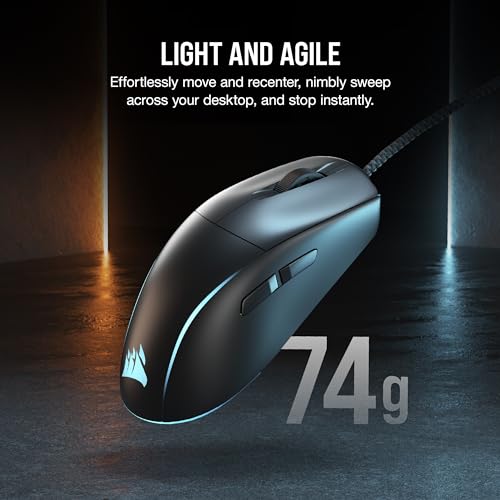 Corsair M75 Wired RGB Lightweight FPS Gaming Mouse – Black - image 6