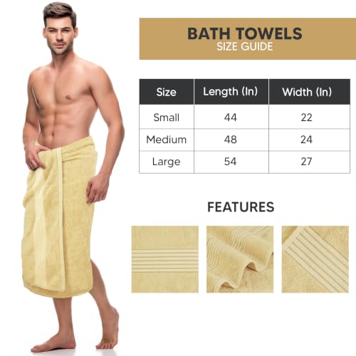 Image of Utopia Towels Luxurious Bath Towels Set, 27x54 in, 4 Pack, Soft, Beige