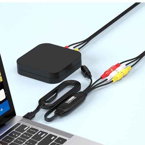 Convertidor VHS a Digital PUSOKEI Salva tus Cintas Antiguas con Captura USB 7