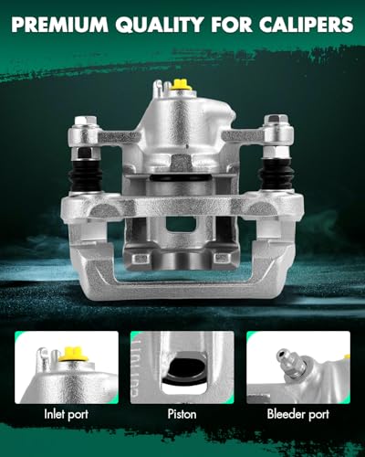 Image of SCITOO Rear Brake Calipers With Bracket 19-B3457 19-B3456 Compatible For Hyundai For Elantra 2007-2010