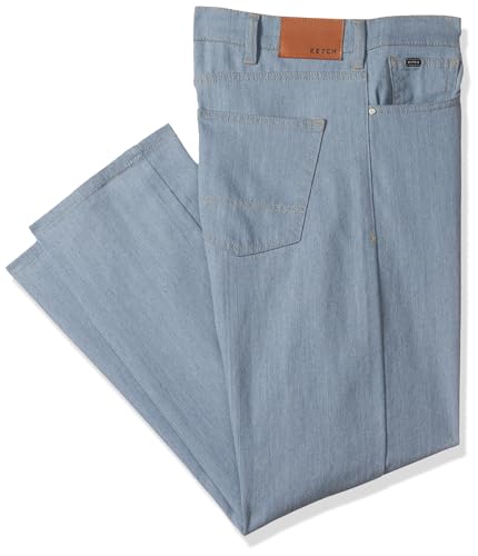 Image of Ketch Men's Straight Fit Mid Rise Jeans