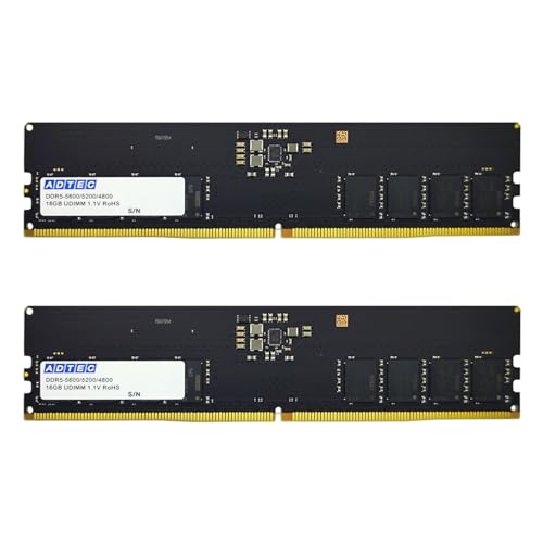 AhebN DDR5-5600 UDIMM 16GB 2g 6Nۏ fXNgbv JEDEC ADS5600D-H16GW
