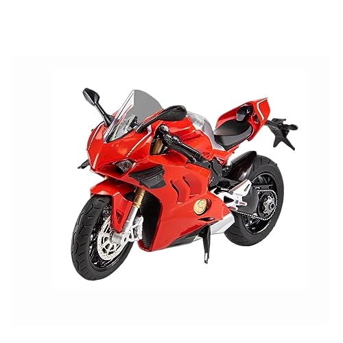 �͌^�ߋ� �I�[�g�o�C�͌^�ߋ�1:12 �ɓK������h�D�J�e�B V4S �p�j�K�[�� �_�C�J�X�g�� �o�C�N���f�� �������� �T�E���h�����C�g�t�� �a�����v���[���g �R���N�V�����o�C�N(Red with box)