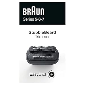 Braun EasyClick 3-Tage-Bart-Trimmeraufsatz für Rasierer Herren, kompatibel mit Series 5, 6 und 7 Elektrorasierer (Rasierer Modelle ab 2020)
