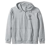 FOBl Fear Of Being Included Gothic Skeleton Art Design Zip Hoodie