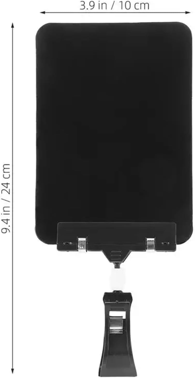 Price Tag Holder 10Pcs Black Plastic Fruit Price Tag Display Sign Merchandise Labels Poster Stand Holder for Retail Stores, Supermarkets and Trade Shows