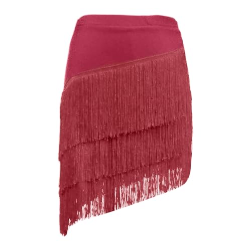 Jupe à franges bohème avec un ourlet asymétrique fluide - 2