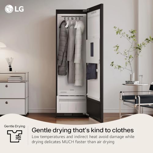 Image of LG Styler Smart Steam Closet, SC5MAR4G | Dual TrueSteam Technology, Dynamic MovingHanger
