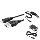 HTC Inspire 4G Combo Rapid Car Charger + Home Wall Charger + USB Data Charge Sync Cable for HTC Inspire 4G