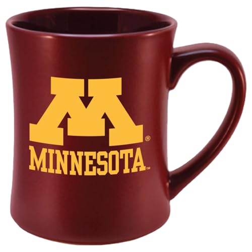 RFSJ INC. Minnesota Golden Gophers Ceramic 16oz Sculpted Mug – Official Team Logo Coffee Cup – Handwash Recommended – Includes One Mug