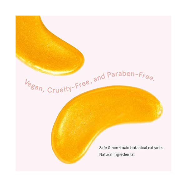 grace & stella Under Eye Mask - Christmas Gifts for Women, Christmas Gifts for Mom - Reduce Dark Circles, Puffy Eyes, Undereye Bags, Wrinkles - Gel Under Eye Patches - Vegan (24 Pairs, Gold)