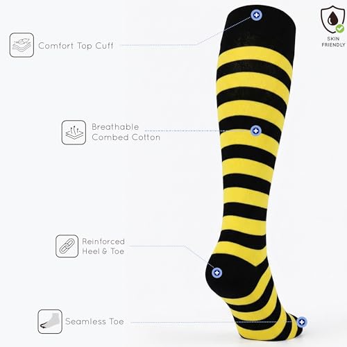 Image of Mysocks Unisex Knee High Stripe Socks