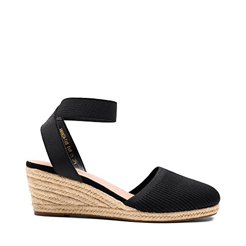 Image of DREAM PAIRS Women's Ankle Strap Wedge Sandals