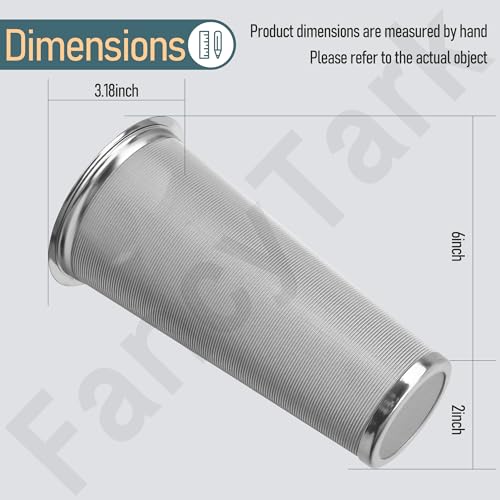 304 Stainless Steel Cone Shaped Fuel Tank Filter Strainer Compatible with Kubota BX1880, 2360, 24, 25D, 2380, 23s, 2680