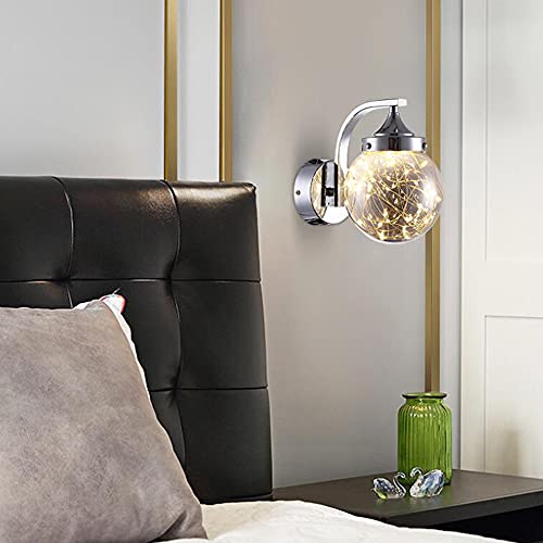 Applique haute transmission de la lumière LED créativité gypsophile en verre - 4