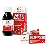 Kit Afte Rapid Curasept | Collutorio 125 ml + Gel Protettivo 10 ml | Sollievo da Afte e Irritazioni | Formula Senza Alcol | Azione Lenitiva e Protettiva