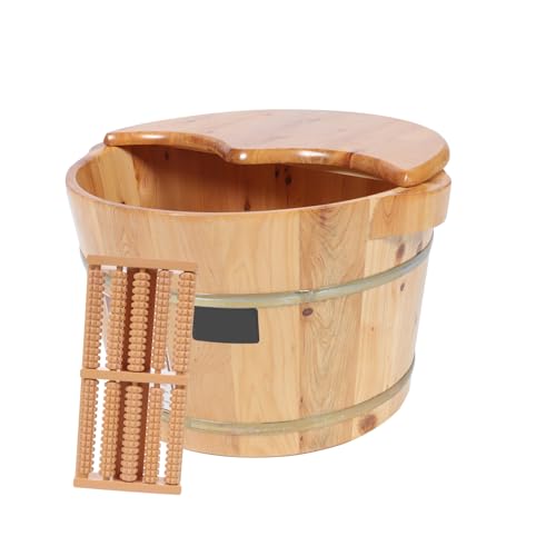 Seau pour bain de pieds grand espace facile à nettoyer et massant