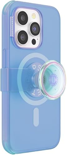 Miniatura 1 de PopSockets Funda para iPhone 14 Pro con Agarre Telefónico y Deslizador Compatible con MagSafe, Funda para iPhone 14 Pro, Carga Inalámbrica