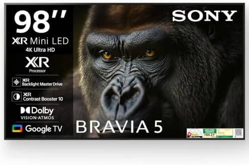 Sony 248 cm (98 inches) BRAVIA 5 Series 4K Ultra HD Smart Mini LED Google TV K-98XR55A