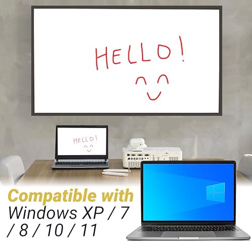 Interactive Whiteboard System -Smart Whiteboard with Electronic Pen, Compatible with Long Focus Projection, for Home Office Classroom and Presentation, Only for Windows by Indesign - Image 6