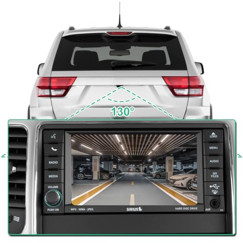 56054059AC Rear View Backup Camera Compatible with Dodge Durango Jeep Grand Cherokee 2011-2013, GreenYi Park Assist Camera Replacement for OE# 56054059AD, 56054059AE, 56054059AF by GreenYi - Image 2